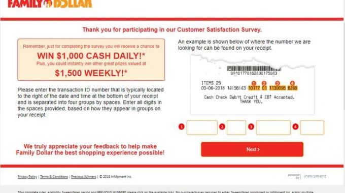 RateFD – Family Dollar Survey at www.RateFD.com 2022